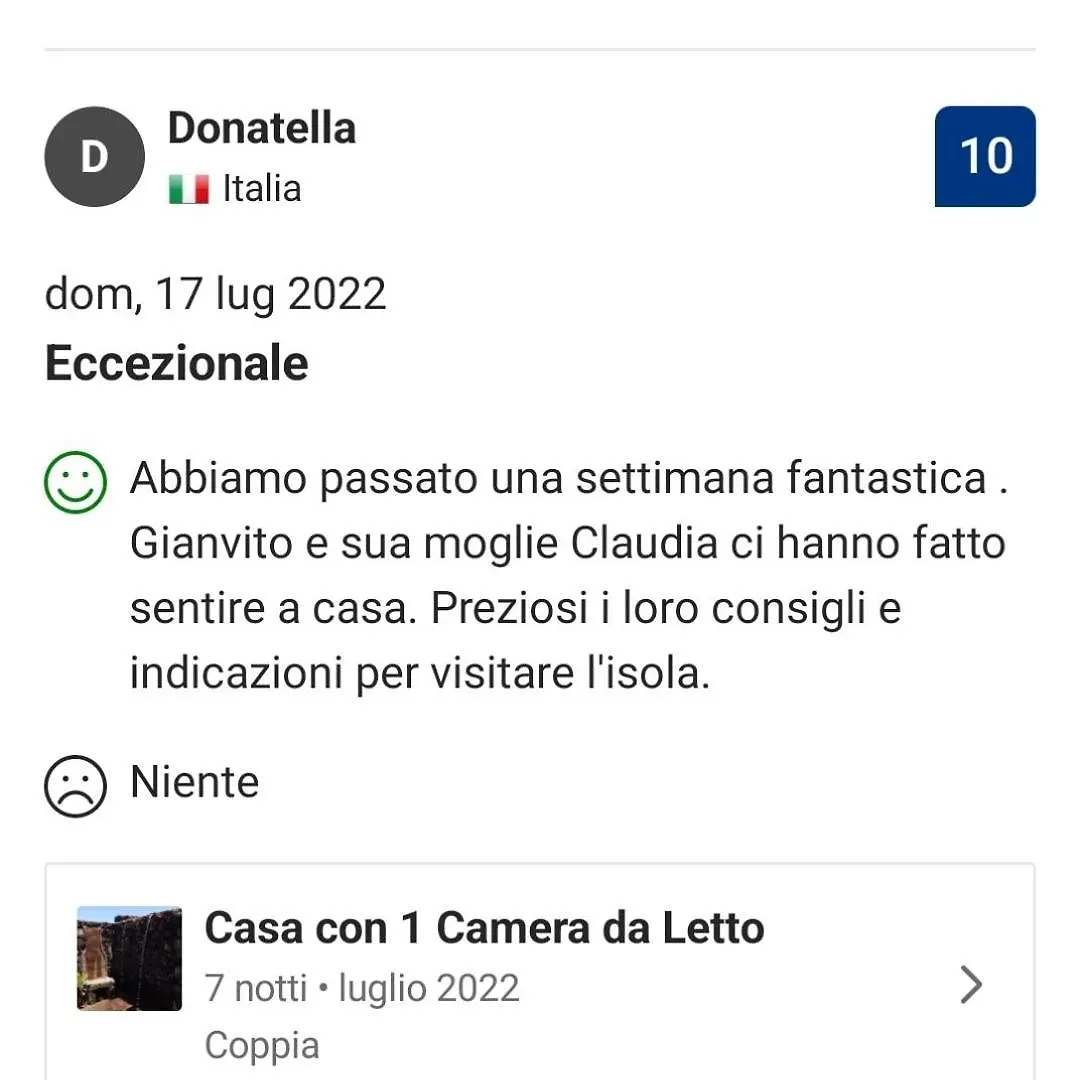 Scialu & Riscialu Apartment Pantelleria