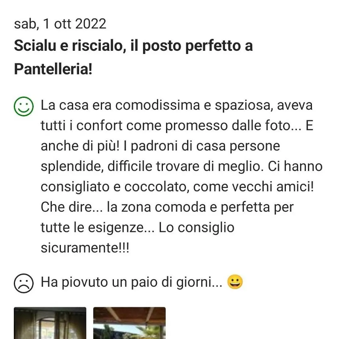 Scialu & Riscialu Apartment Pantelleria